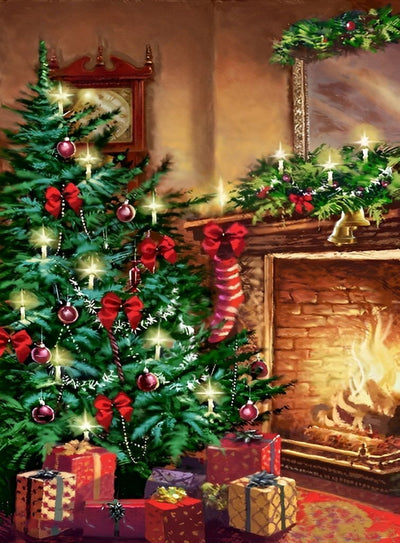 Arbre de Noël Broderie Diamant