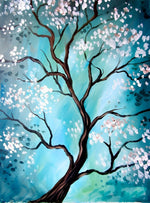 Arbre de Prunier Broderie Diamant
