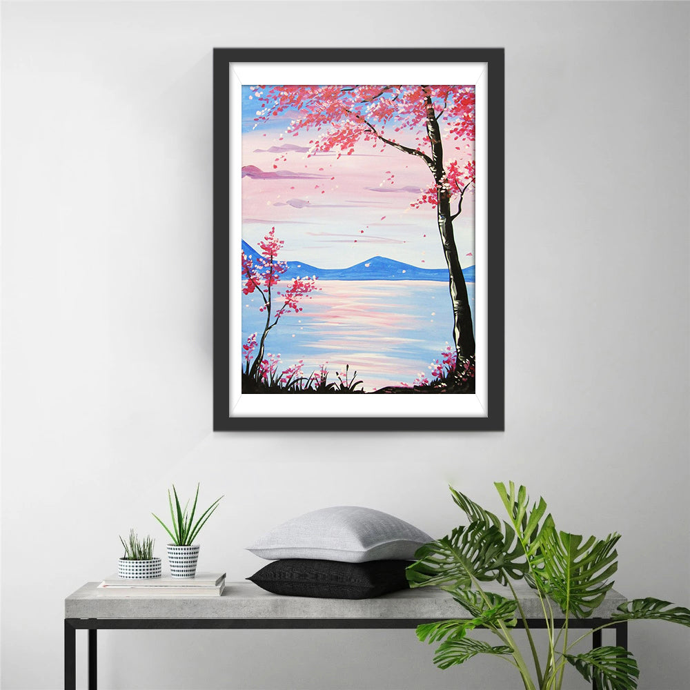 Arbre et Paysages Magnifiques Broderie Diamant