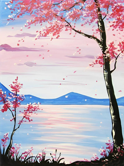 Arbre et Paysages Magnifiques Broderie Diamant