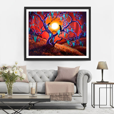 Arbre Etrange Broderie Diamant