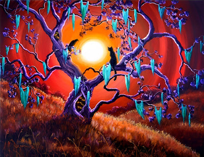 Arbre Etrange Broderie Diamant