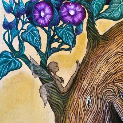 Arbre Plante Broderie Diamant