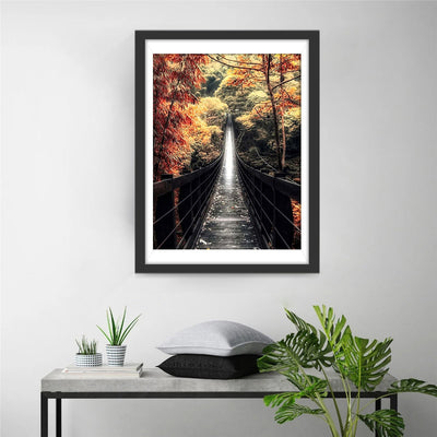 Arbres et Pont Broderie Diamant
