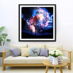 Arbres Morts et Nébuleuse Broderie Diamant