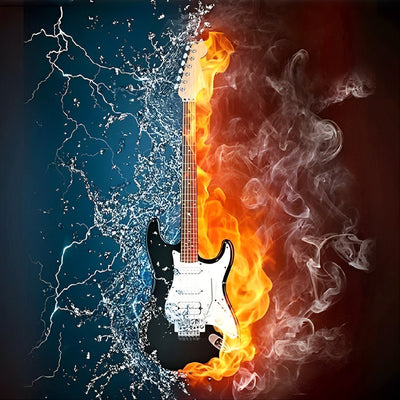 Bass de l'Eau et de la Flamme Broderie Diamant