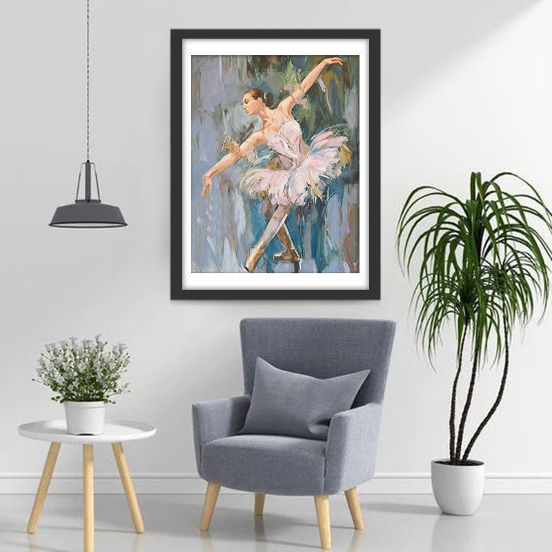 Battement Tendu Devant on Fondu Broderie Diamant