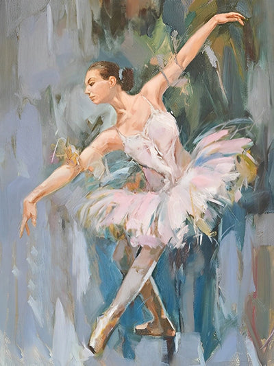 Battement Tendu Devant on Fondu Broderie Diamant