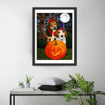 Beagle Sorcier Broderie Diamant
