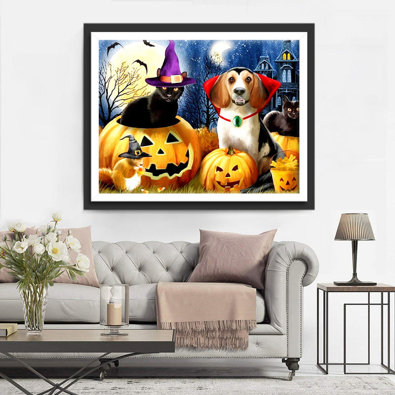 Beagle Vampire Broderie Diamant