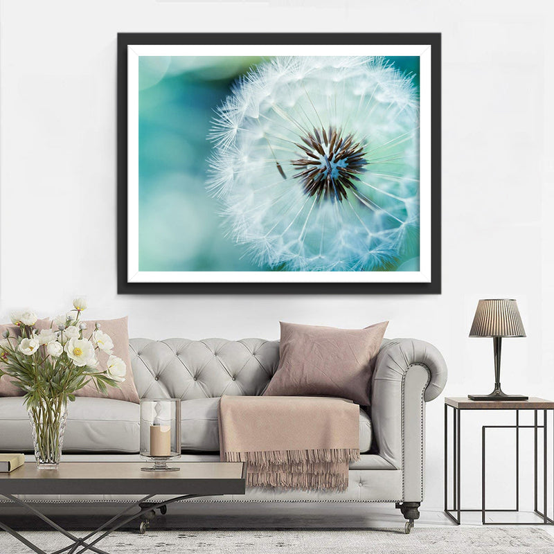 Beau Pissenlit Plante Broderie Diamant