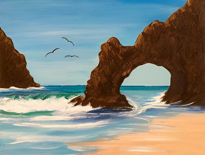 Beaux Paysages au Bord de Mer Broderie Diamant