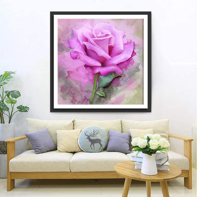 Belle Rose Broderie Diamant