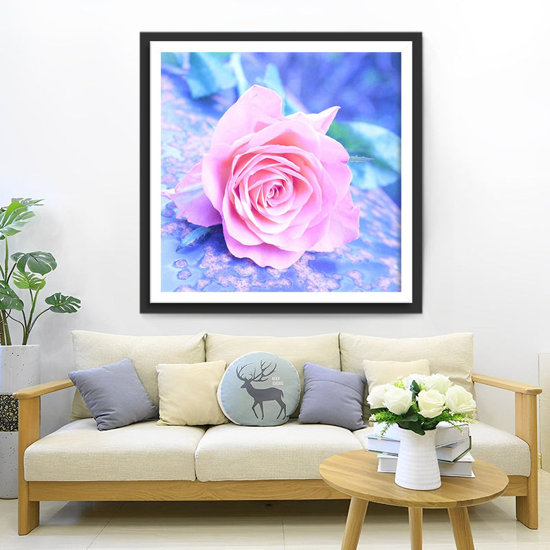 Belle Rose Magnifique Broderie Diamant