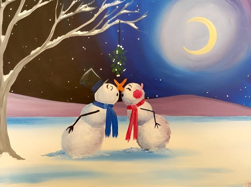 Bonhomme Couple Broderie Diamant