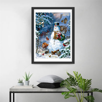Bonhomme de Neige Haut Broderie Diamant