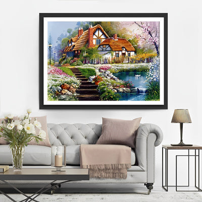 Cabane de Jardin Broderie Diamant