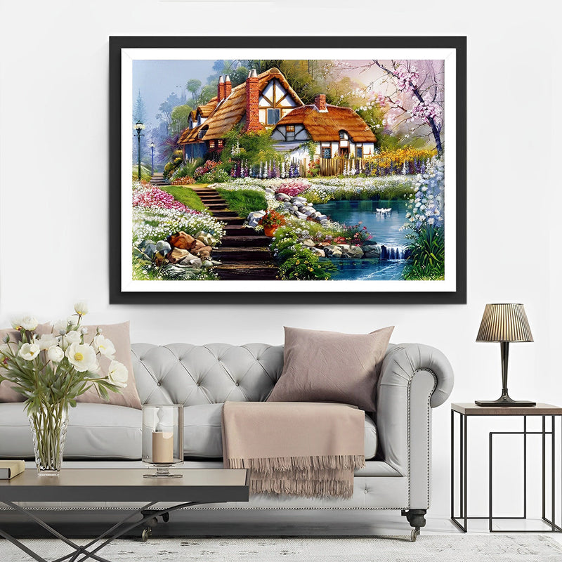 Cabane de Jardin Broderie Diamant