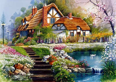 Cabane de Jardin Broderie Diamant