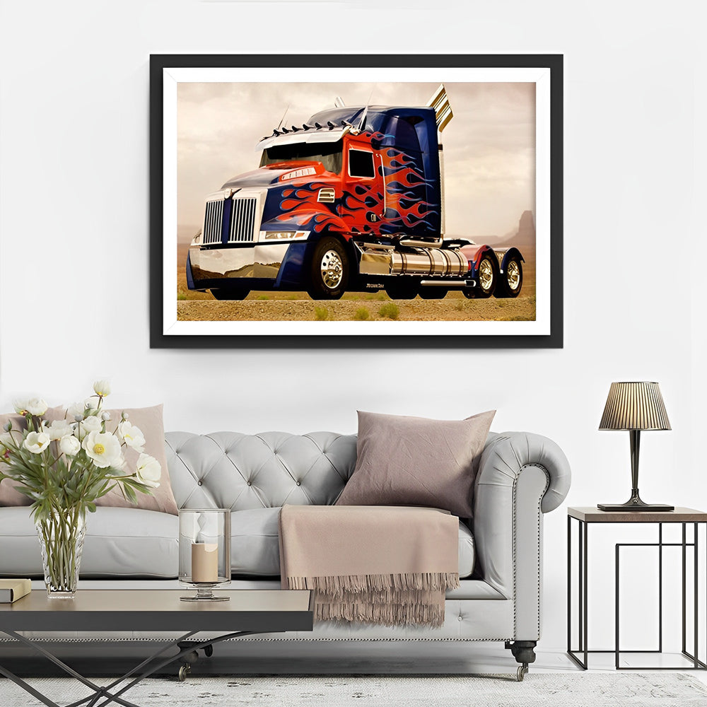 Cabine de Camion Broderie Diamant