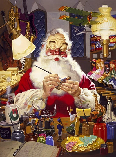 Cadeaux à Colorier du Père Noël Broderie Diamant