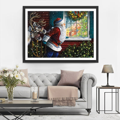 Cadeaux du Père Noël Broderie Diamant