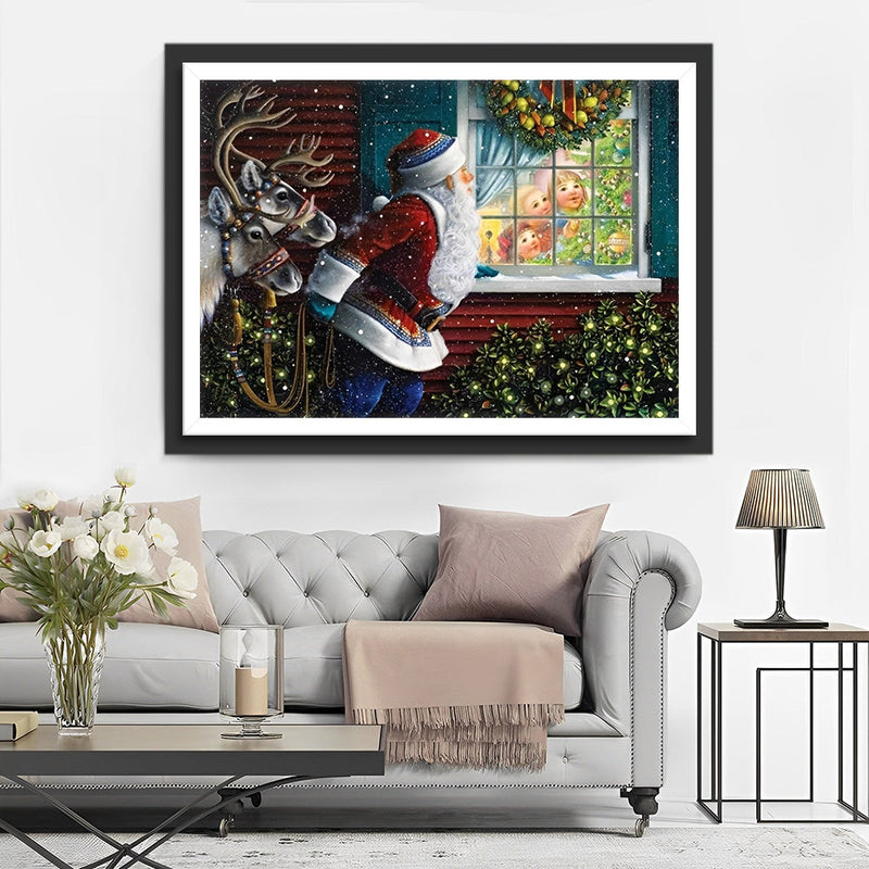 Cadeaux du Père Noël Broderie Diamant