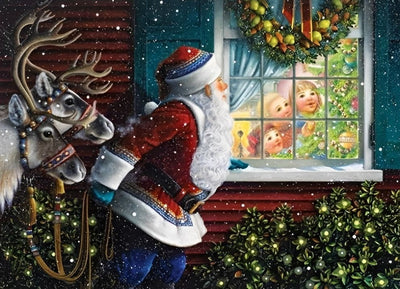 Cadeaux du Père Noël Broderie Diamant