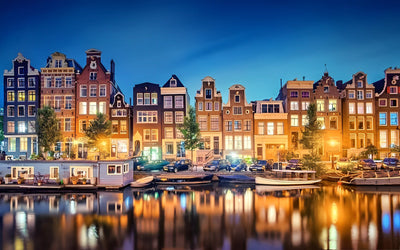 Canaux d'Amsterdam Broderie Diamant