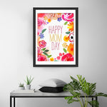 Carte de Fleurs pour Fête des Mères Broderie Diamant