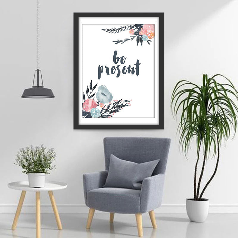 Carte de Vœux avec des Textes et Peintures Broderie Diamant