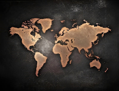 Carte du Monde Broderie Diamant