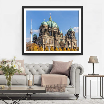 Cathédrale de Berlin Broderie Diamant