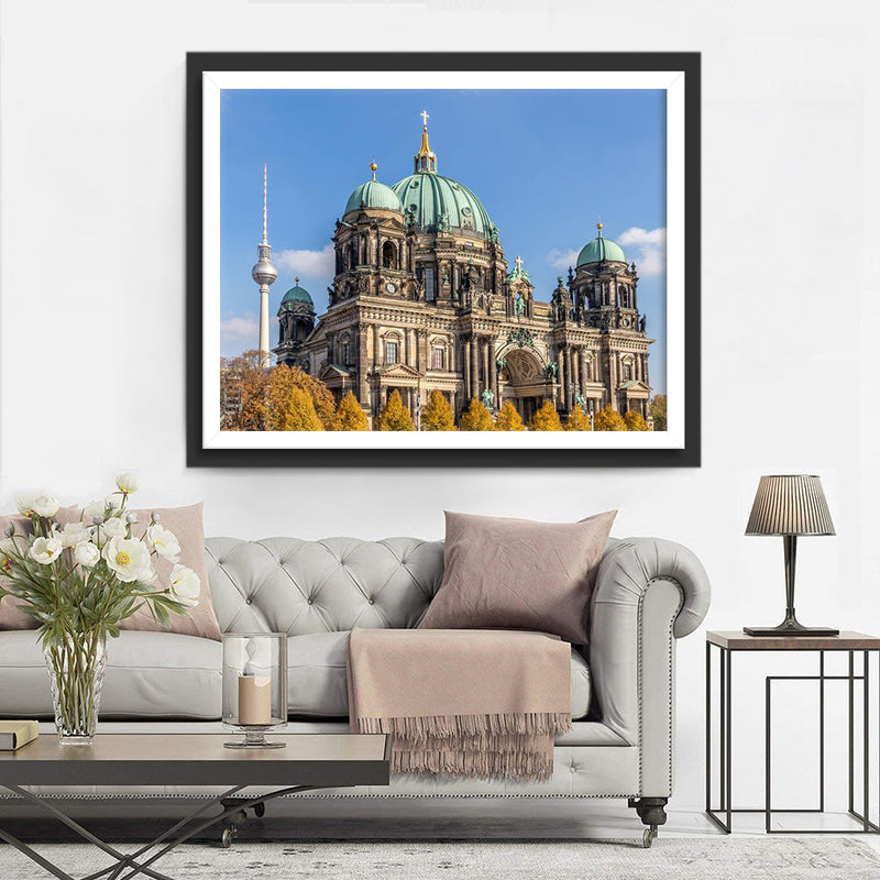Cathédrale de Berlin Broderie Diamant