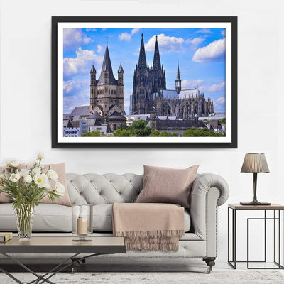 Cathédrale de Cologne Broderie Diamant