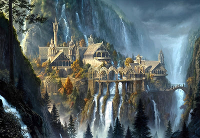 Château des Elfes Broderie Diamant