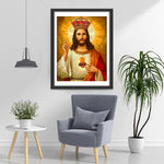 Christ-Roi Broderie Diamant