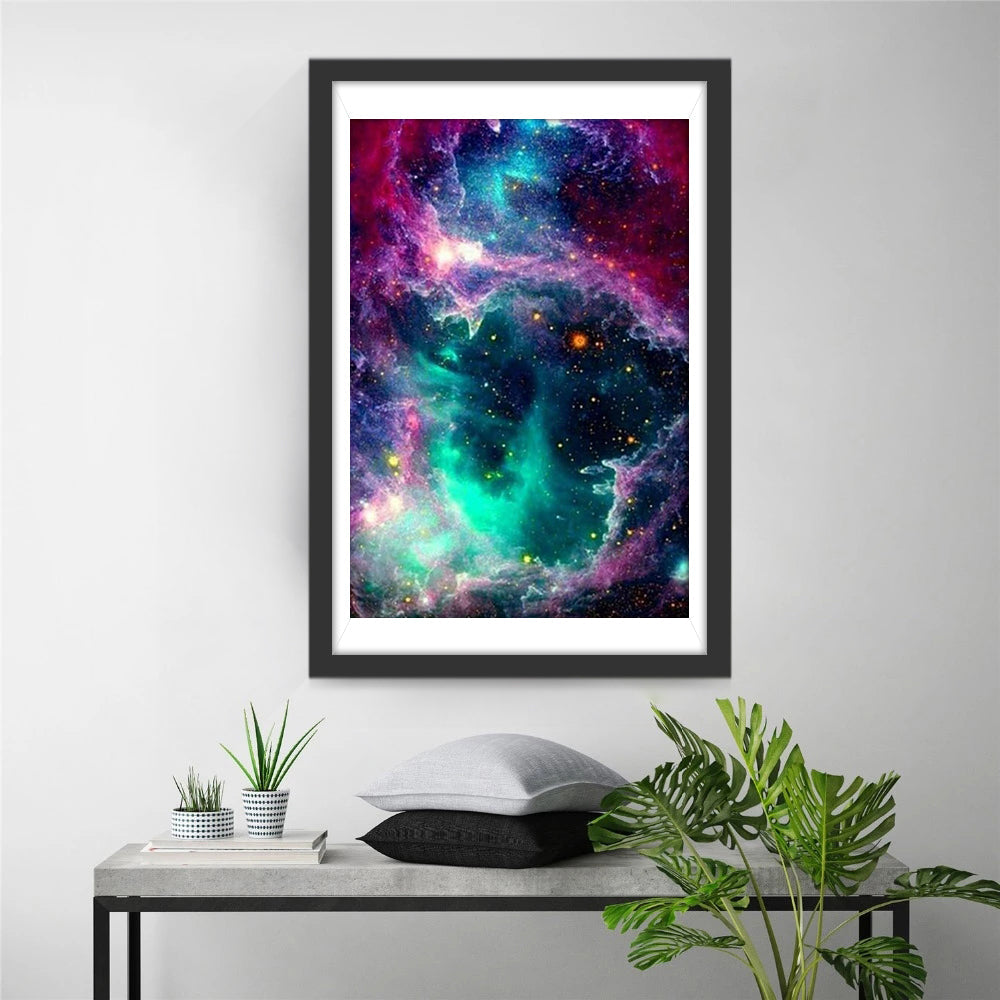 Ciel Etoilé de Couleurs Multicolores Broderie Diamant