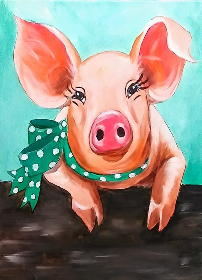 Cochon Chic Broderie Diamant