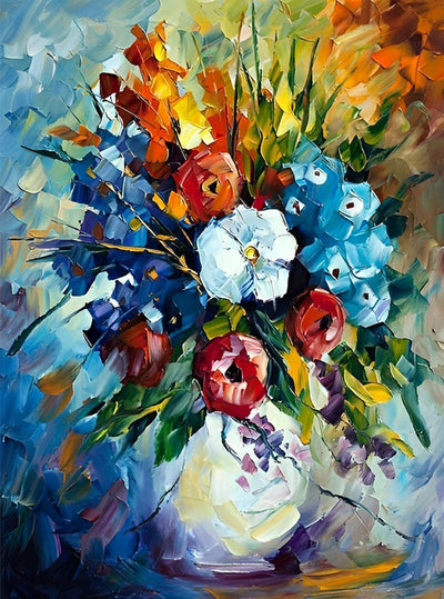 Coquelicots Dessinés Broderie Diamant