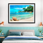 Coquille et la Mer Broderie Diamant