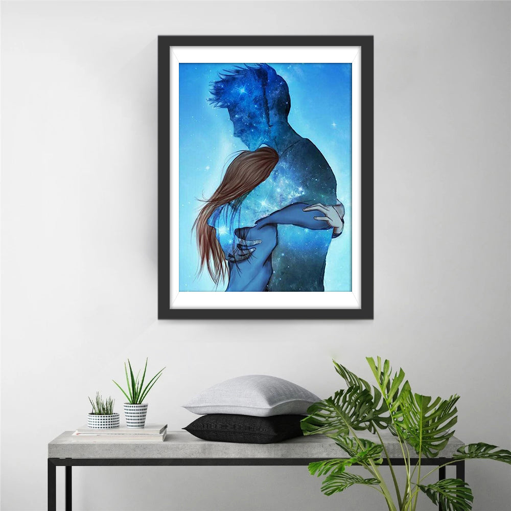 Couple Broderie Diamant