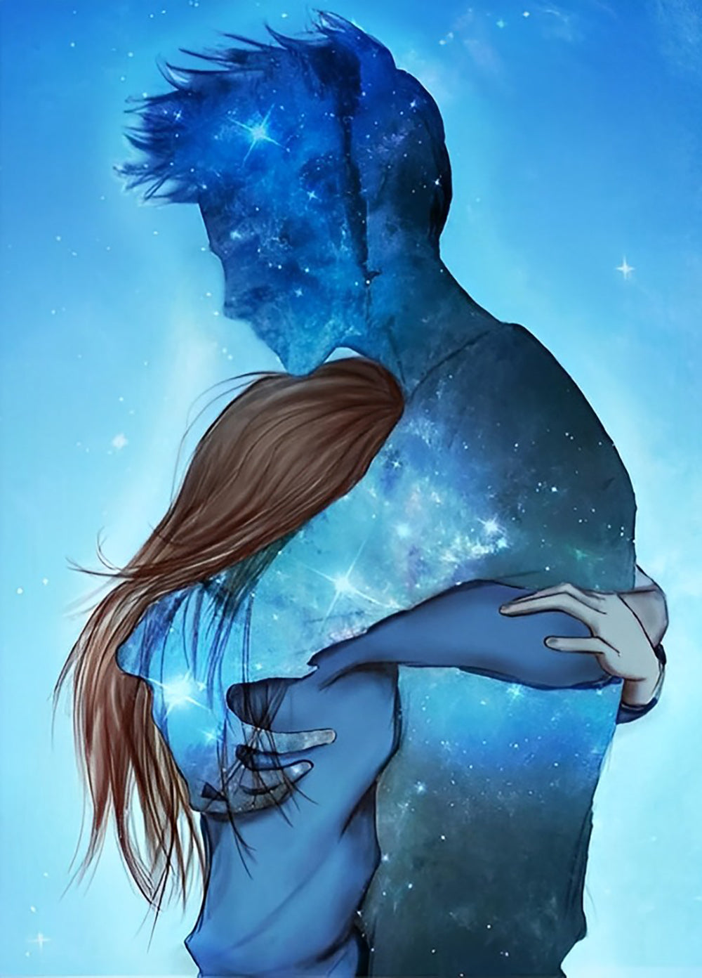 Couple Broderie Diamant