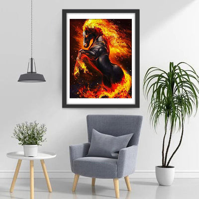 Coursier du Feu Broderie Diamant
