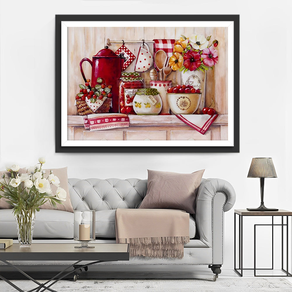 Cuisine Européenne Broderie Diamant