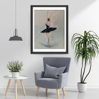 Cygne Noir de danse Ballet Broderie Diamant