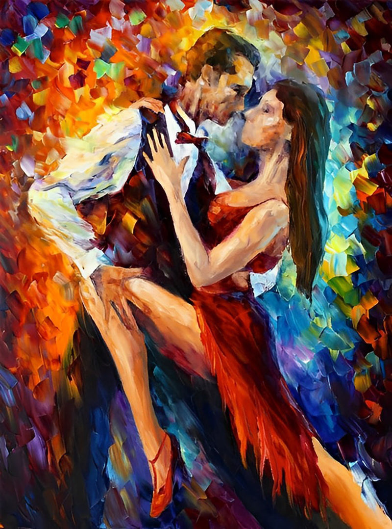 Danse Latine Broderie Diamant