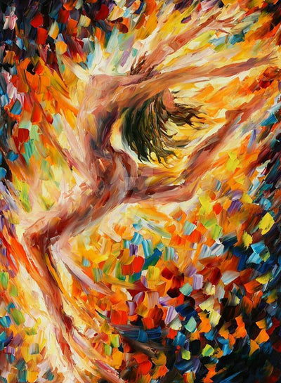 Danseuse Nue Broderie Diamant