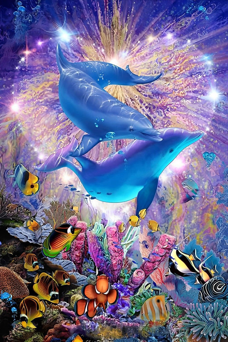 Dauphins et Feu d&