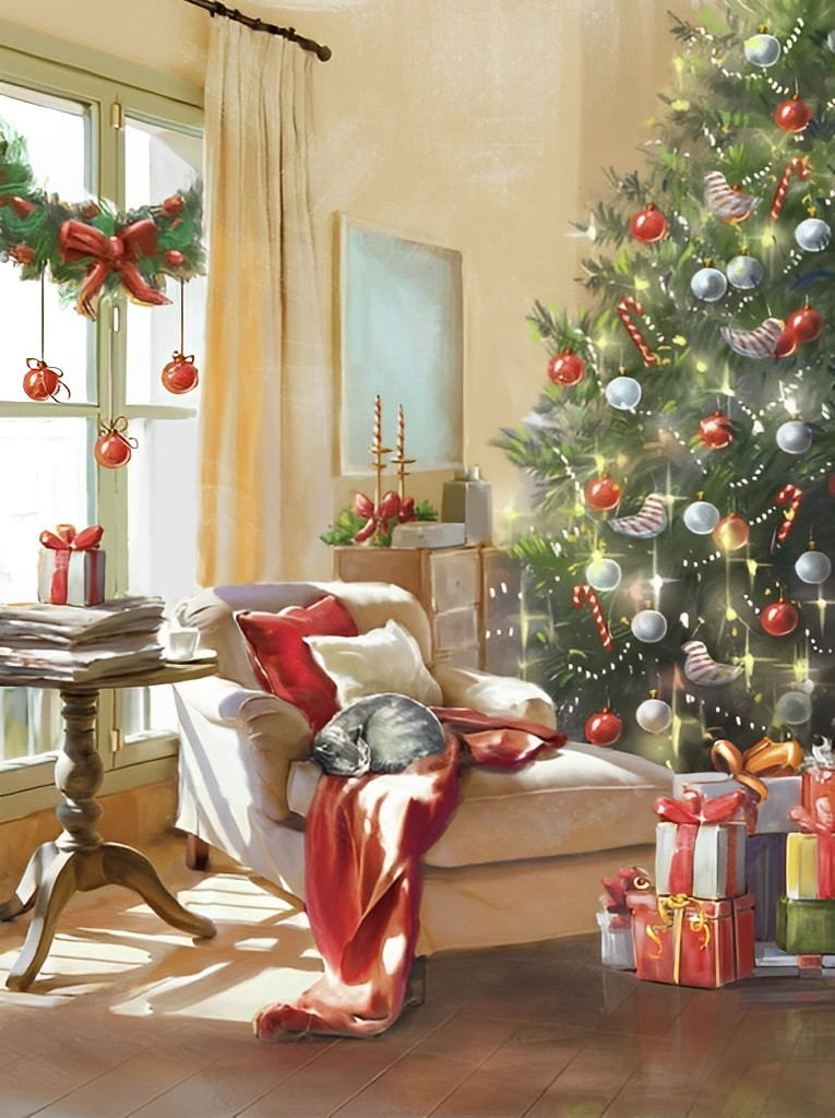 Décorations de Noël Broderie Diamant